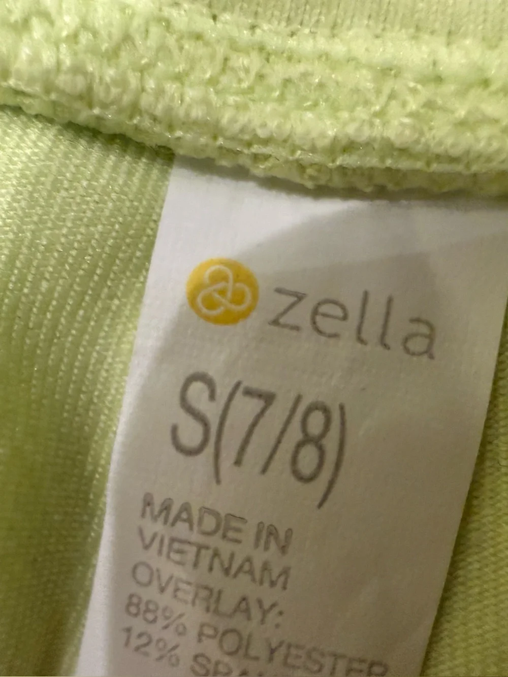 Zella Yellow Pleated athletic Skirt